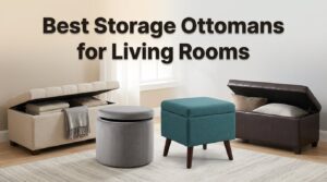 best storage ottomans for living rooms