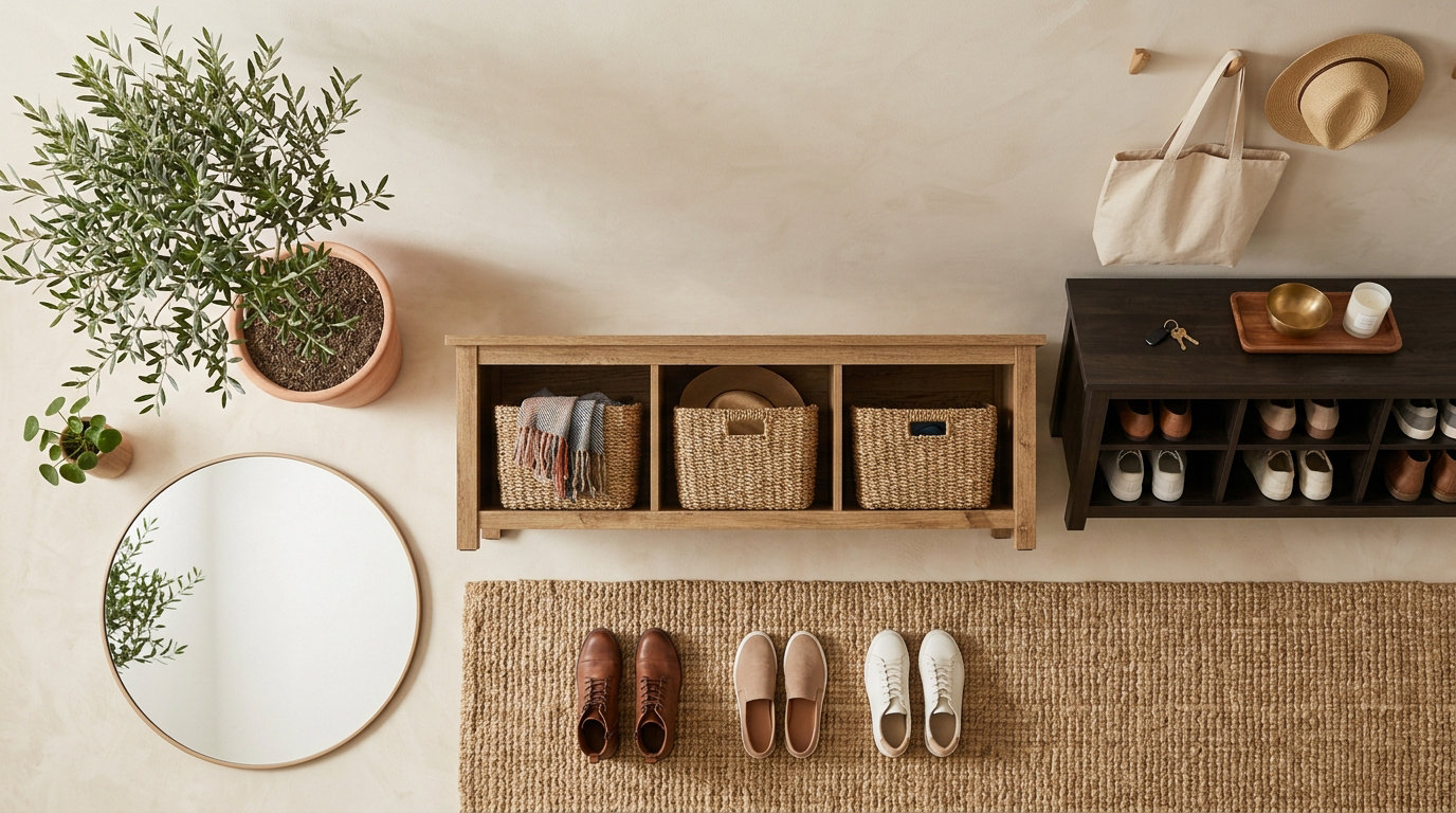 best entryway benches with storage