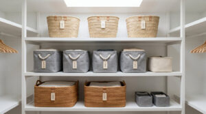 best storage bin sets for closets
