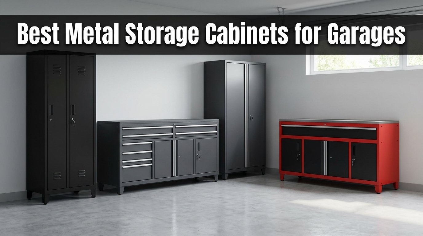 best metal storage cabinets for garages