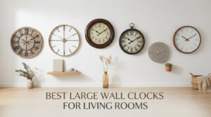 best large wall clocks for living rooms