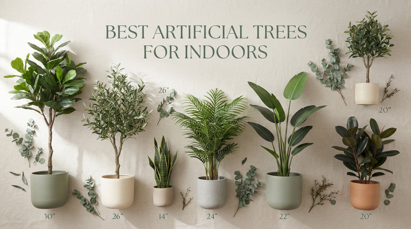 best artificial trees for indoors