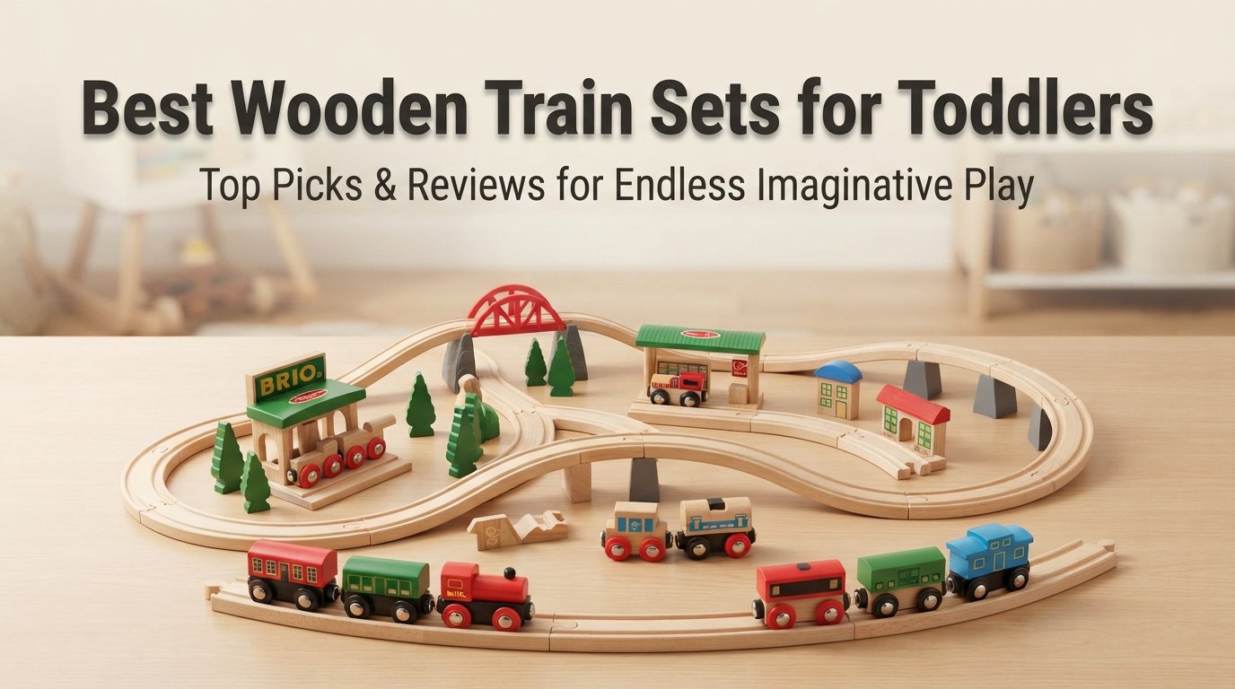 best wooden train sets for toddlers