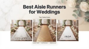 best aisle runners for weddings