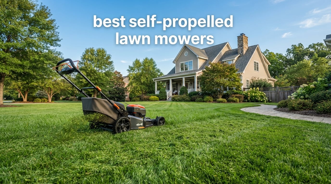 best self-propelled lawn mowers