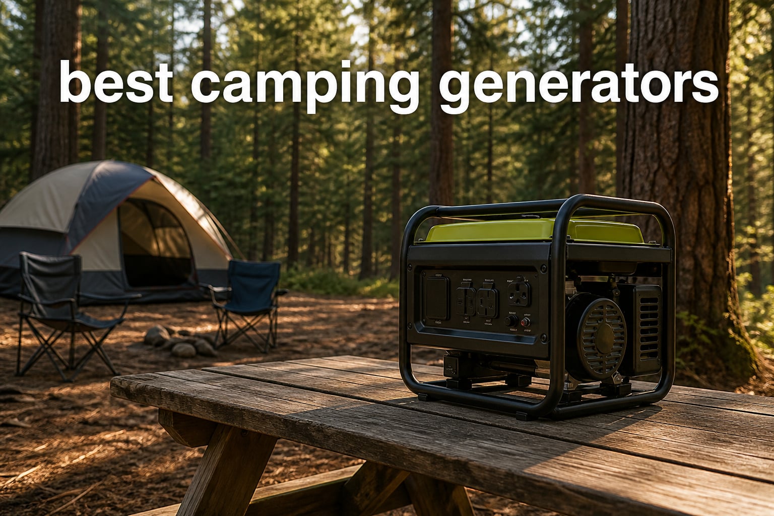 best camping generators