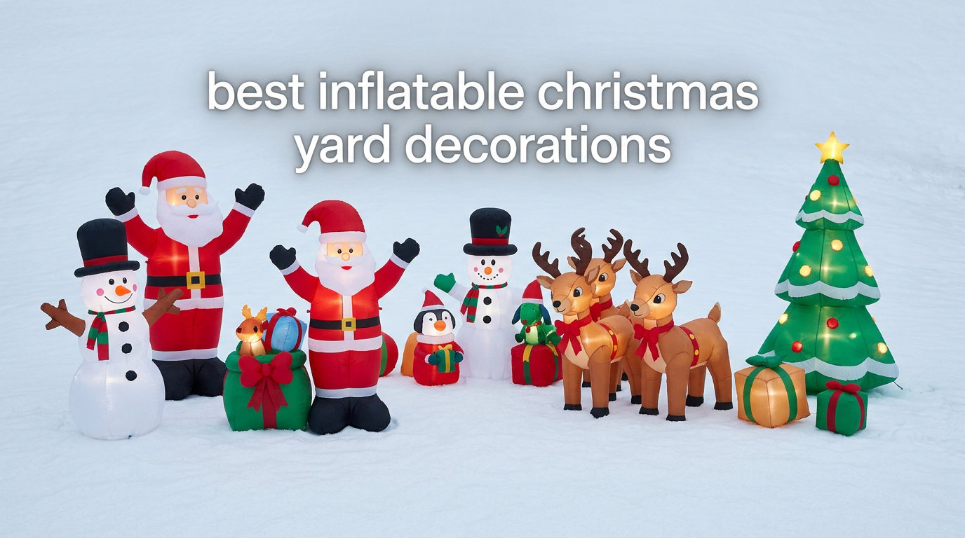 best inflatable christmas yard decorations