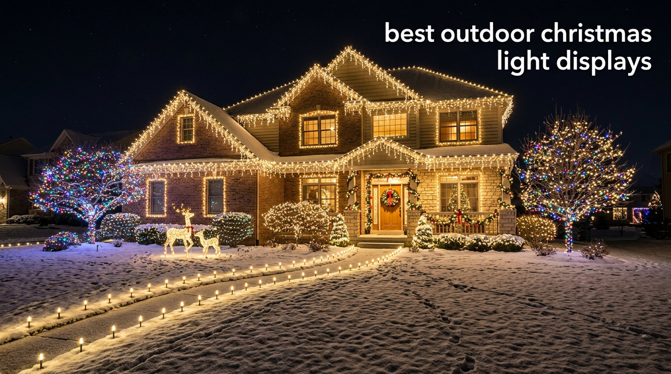 best outdoor christmas light displays