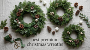 best premium christmas wreaths