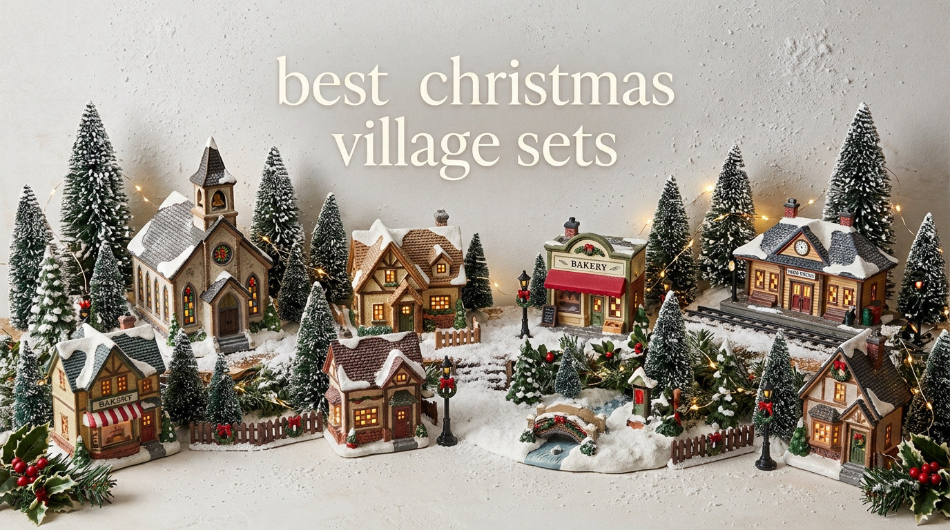 best christmas village sets