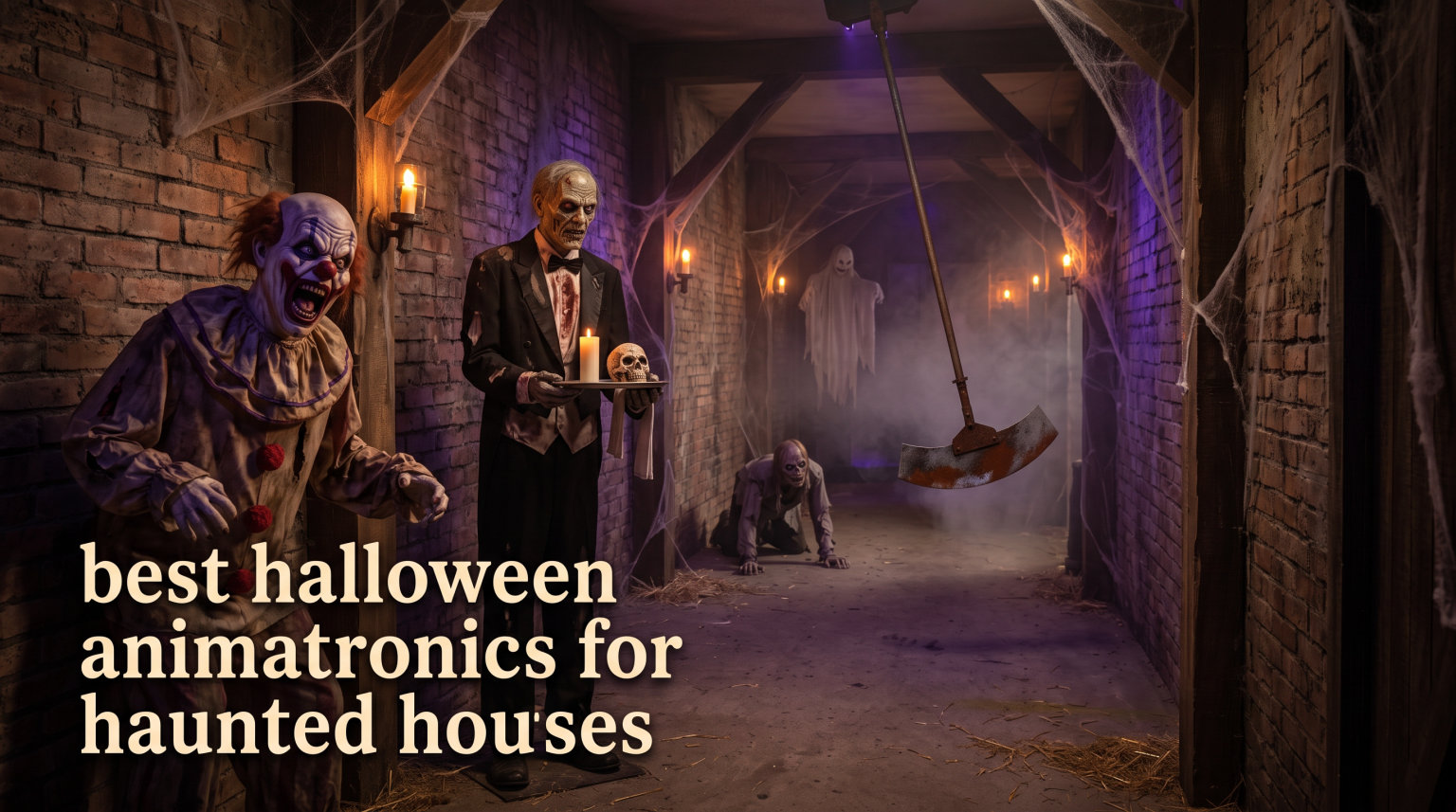 best halloween animatronics for haunted houses