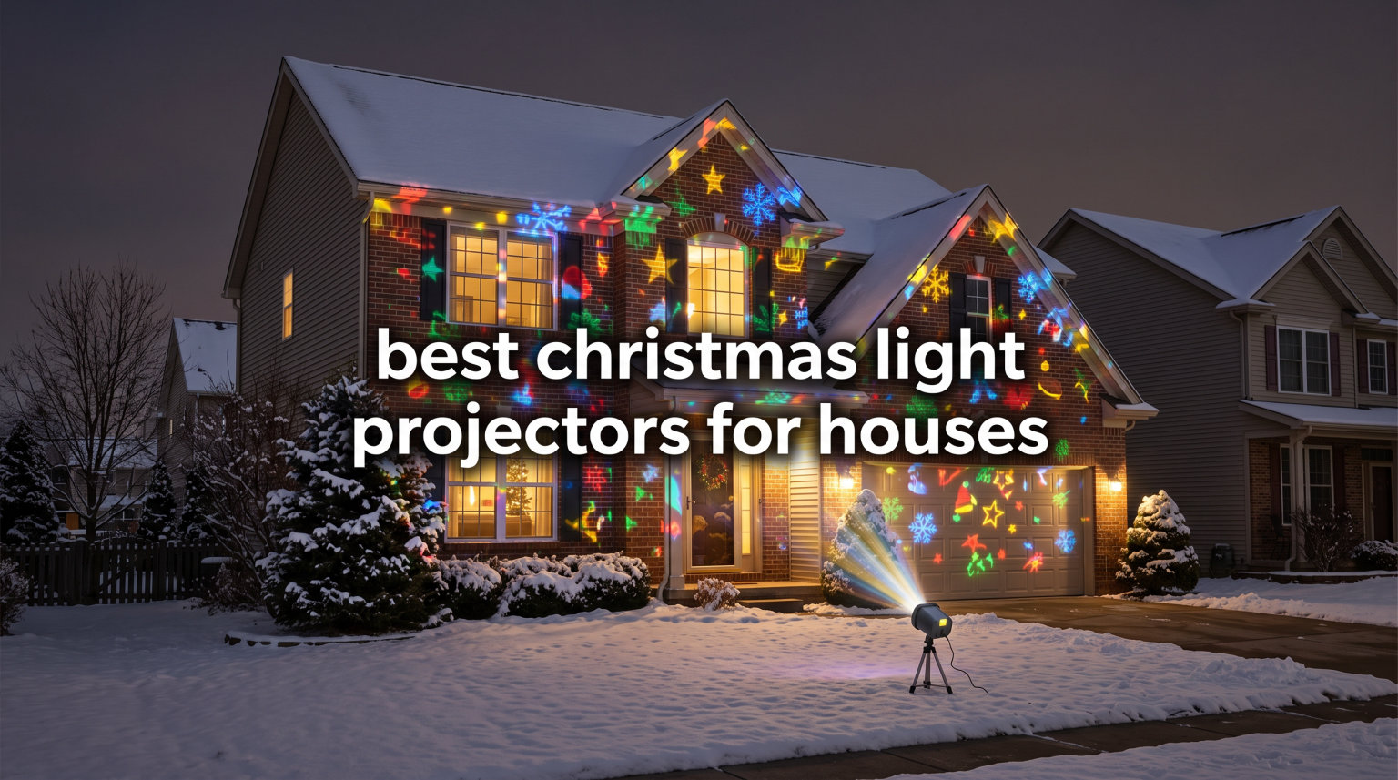 best christmas light projectors for houses