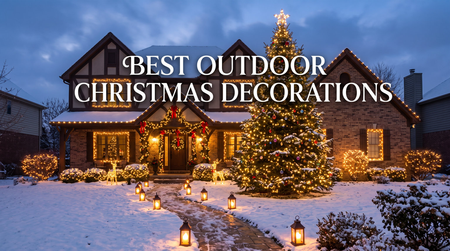 best outdoor christmas decorations