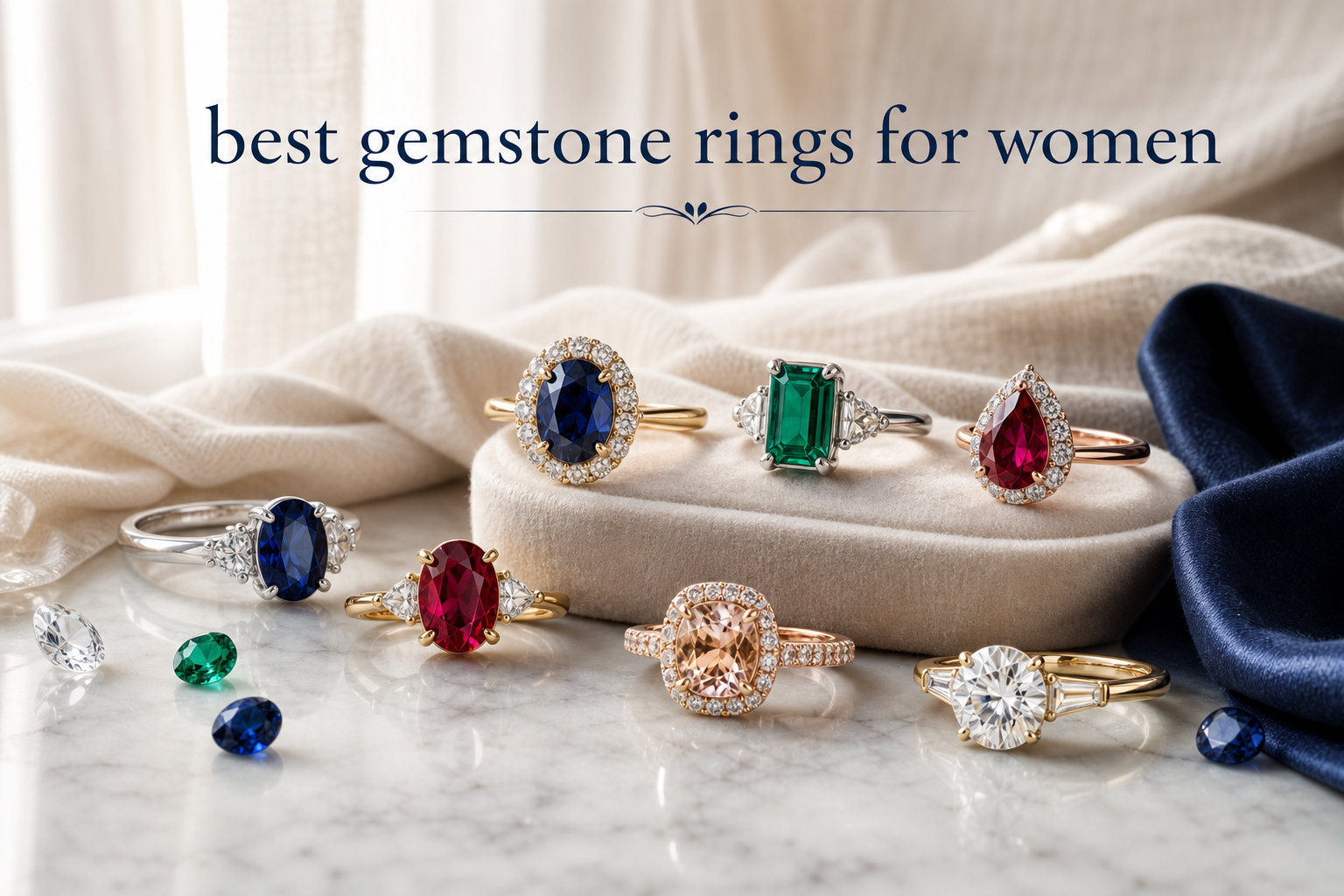 best gemstone rings for women