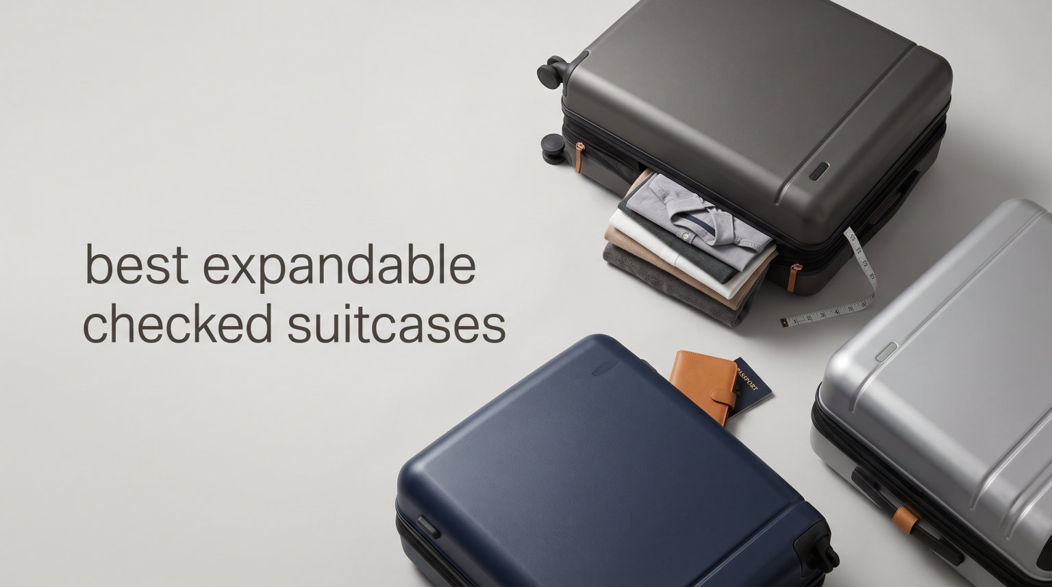best expandable checked suitcases