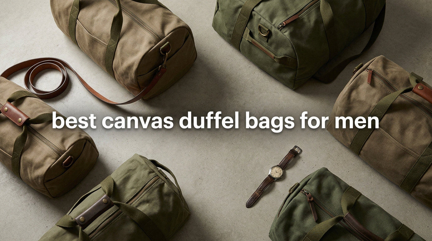 best canvas duffel bags for men