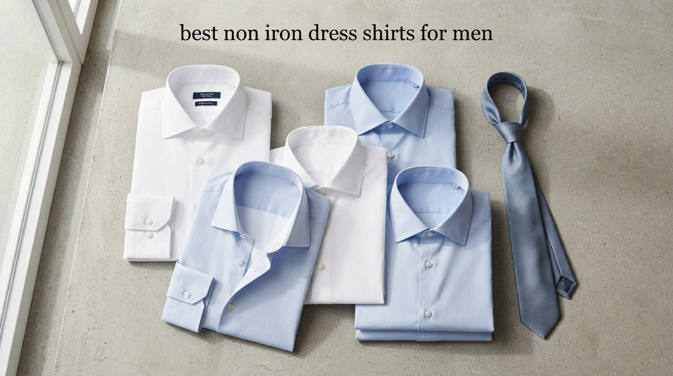 best non iron dress shirts for men