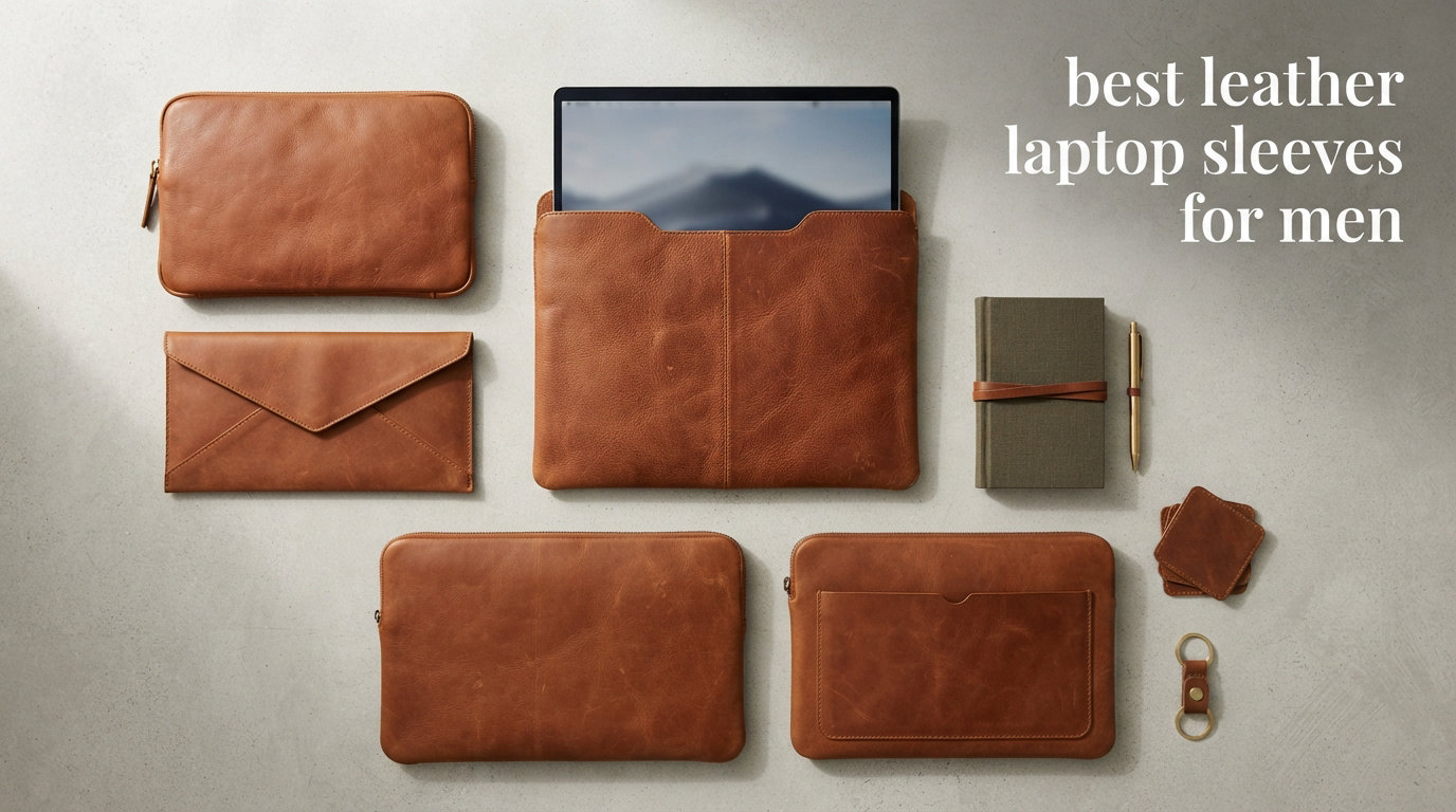 best leather laptop sleeves for men