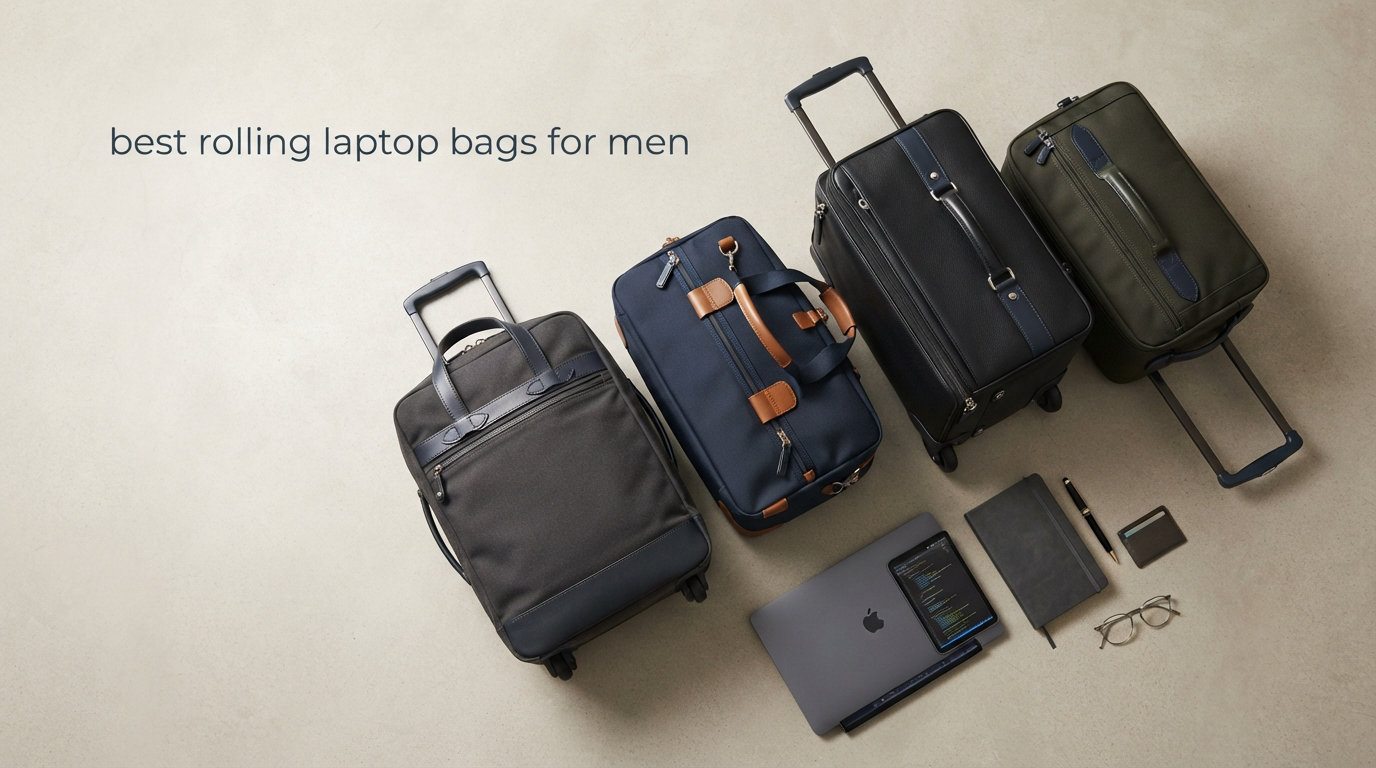 best rolling laptop bags for men