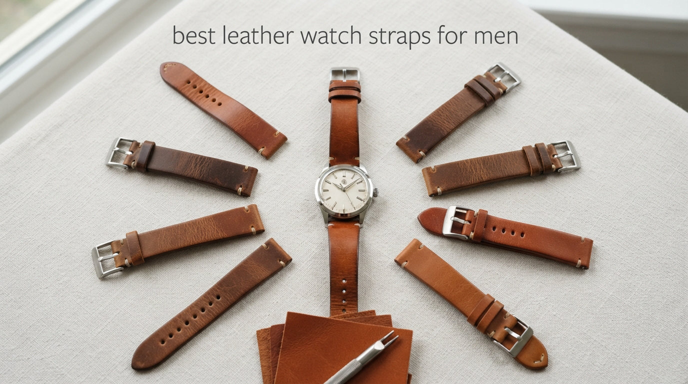 best leather watch straps for men