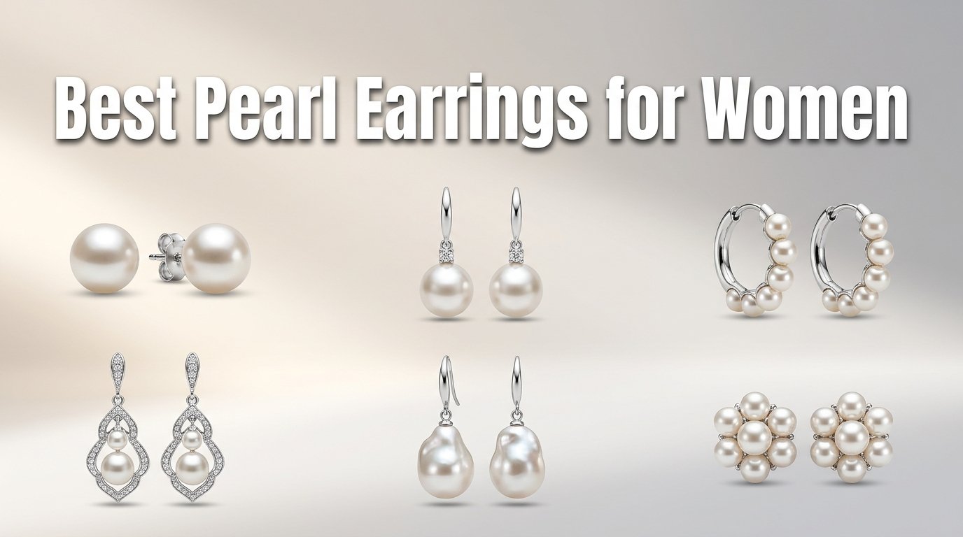 best pearl earrings for women