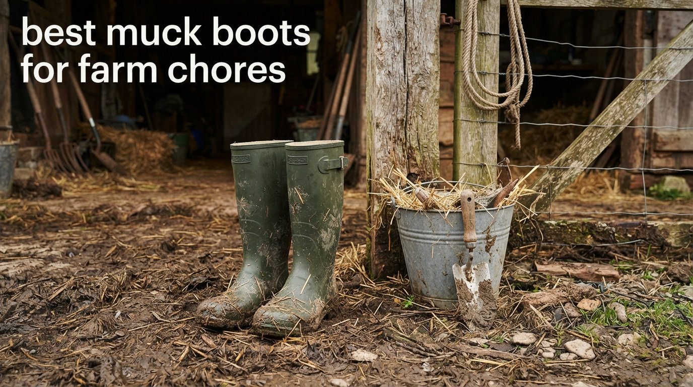 best muck boots for farm chores