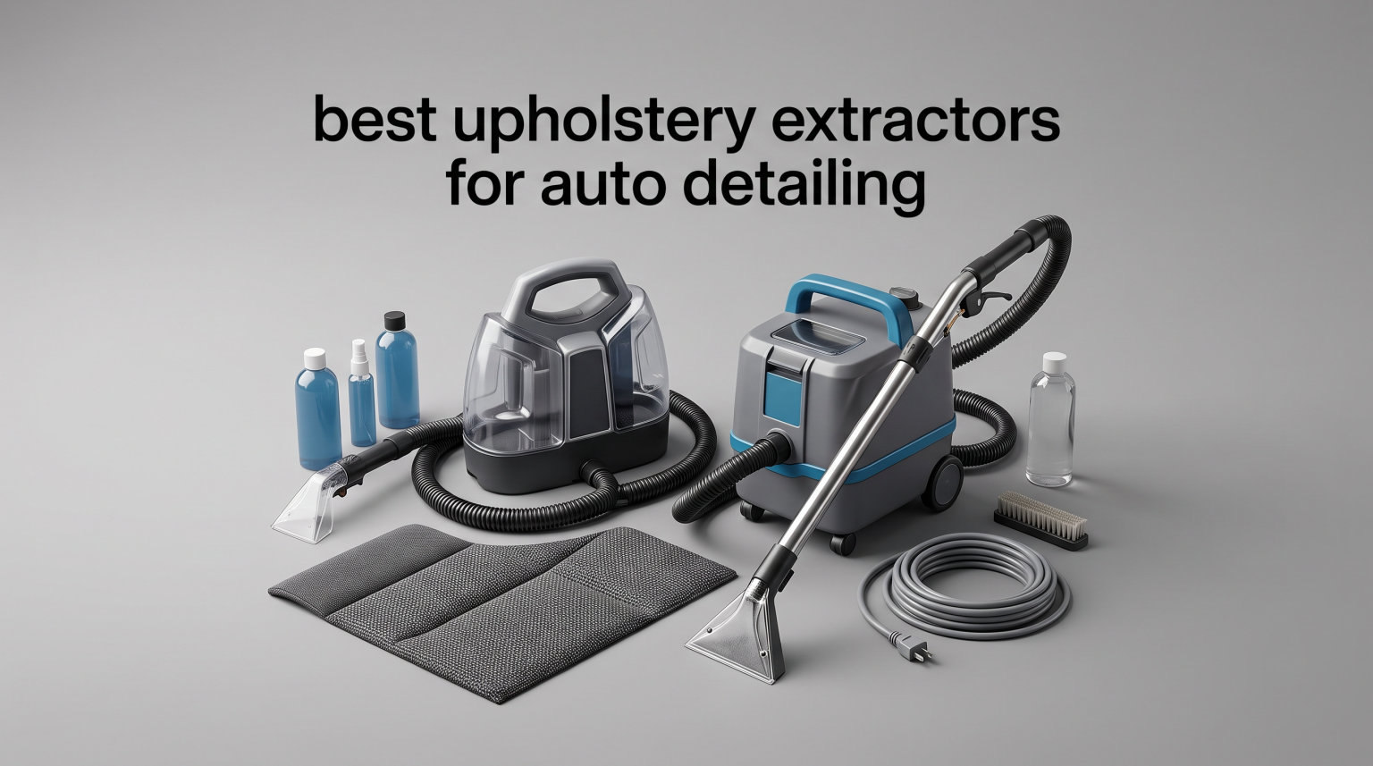 best upholstery extractors for auto detailing