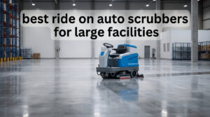 best ride on auto scrubbers for large facilities