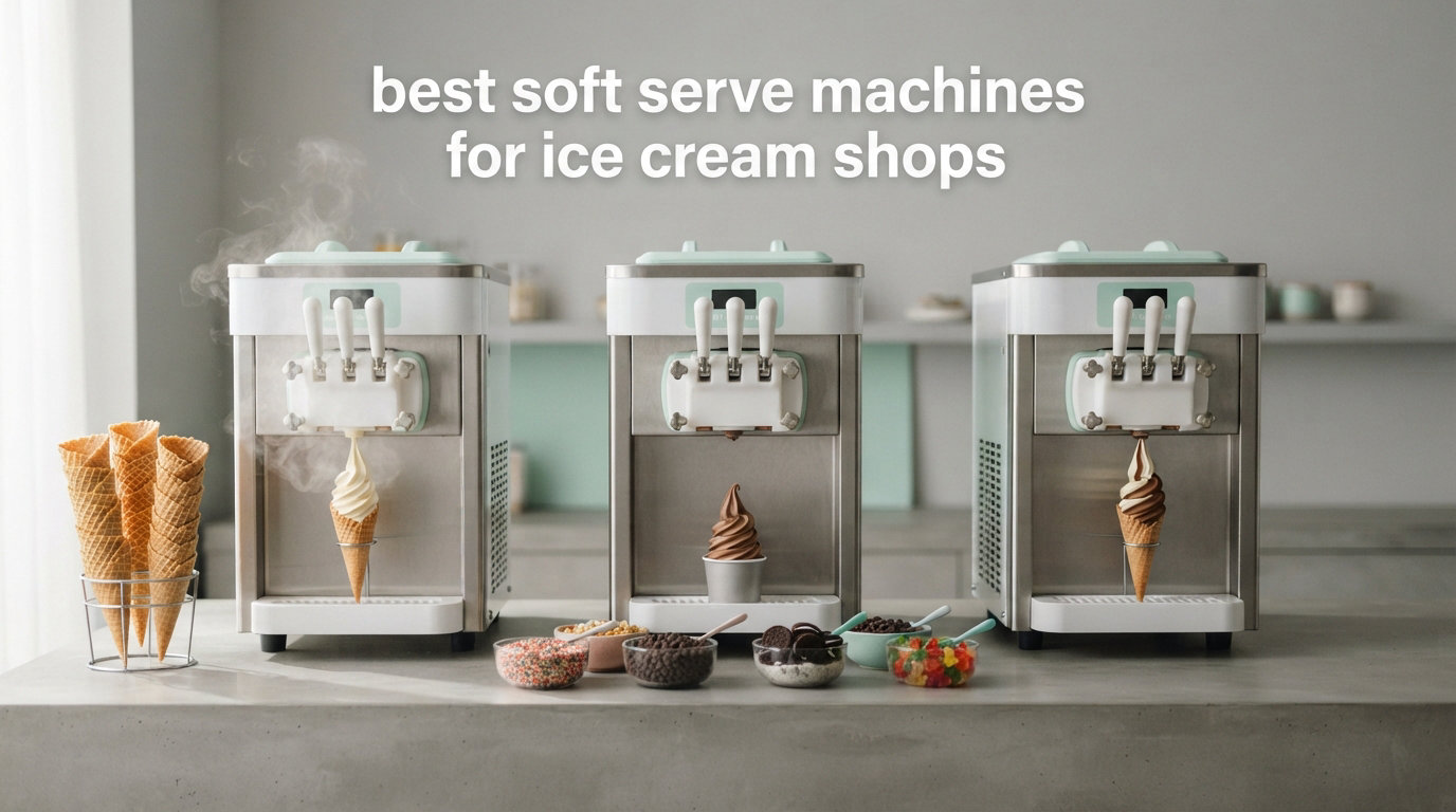 best soft serve machines for ice cream shops