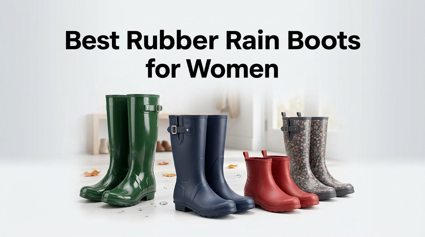 best rubber rain boots for women