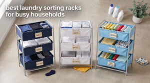 best laundry sorting racks for busy households