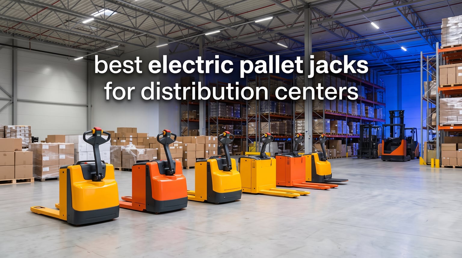 best electric pallet jacks for distribution centers
