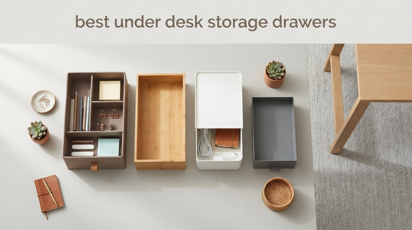 best under desk storage drawers