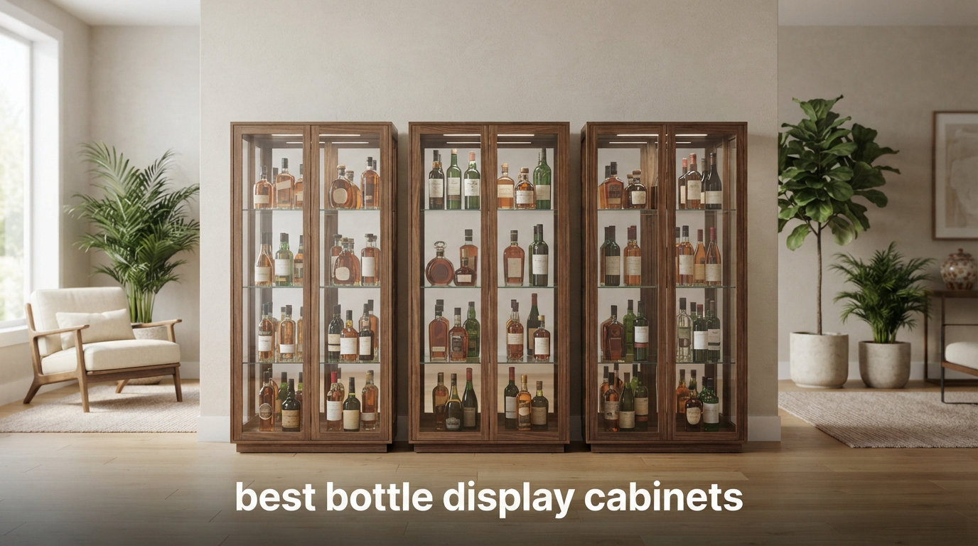 best bottle display cabinets