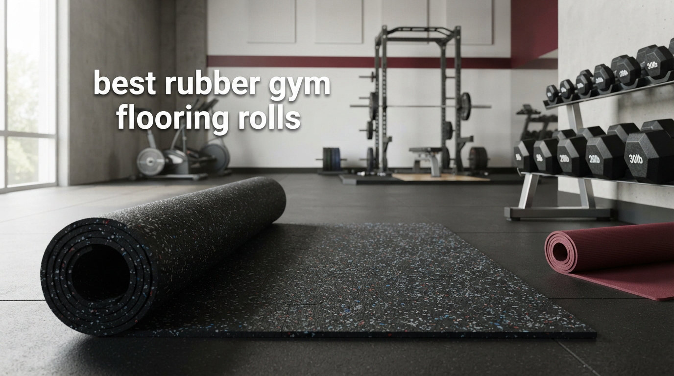 best rubber gym flooring rolls