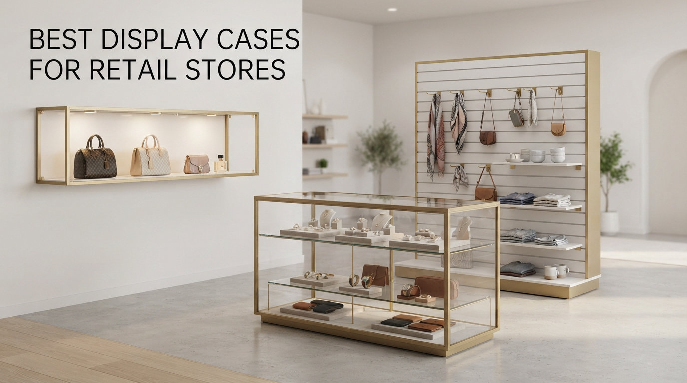 best display cases for retail stores