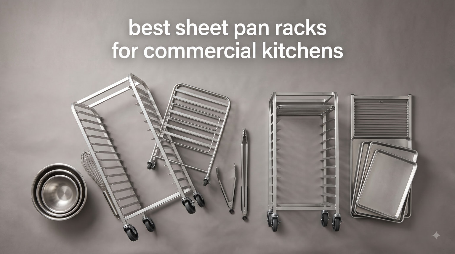 best sheet pan racks for commercial kitchens