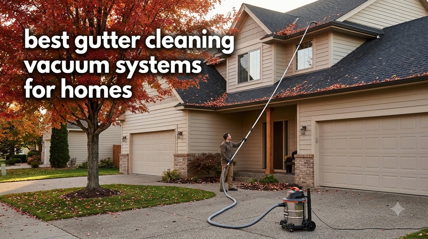 best gutter cleaning vacuum systems for homes