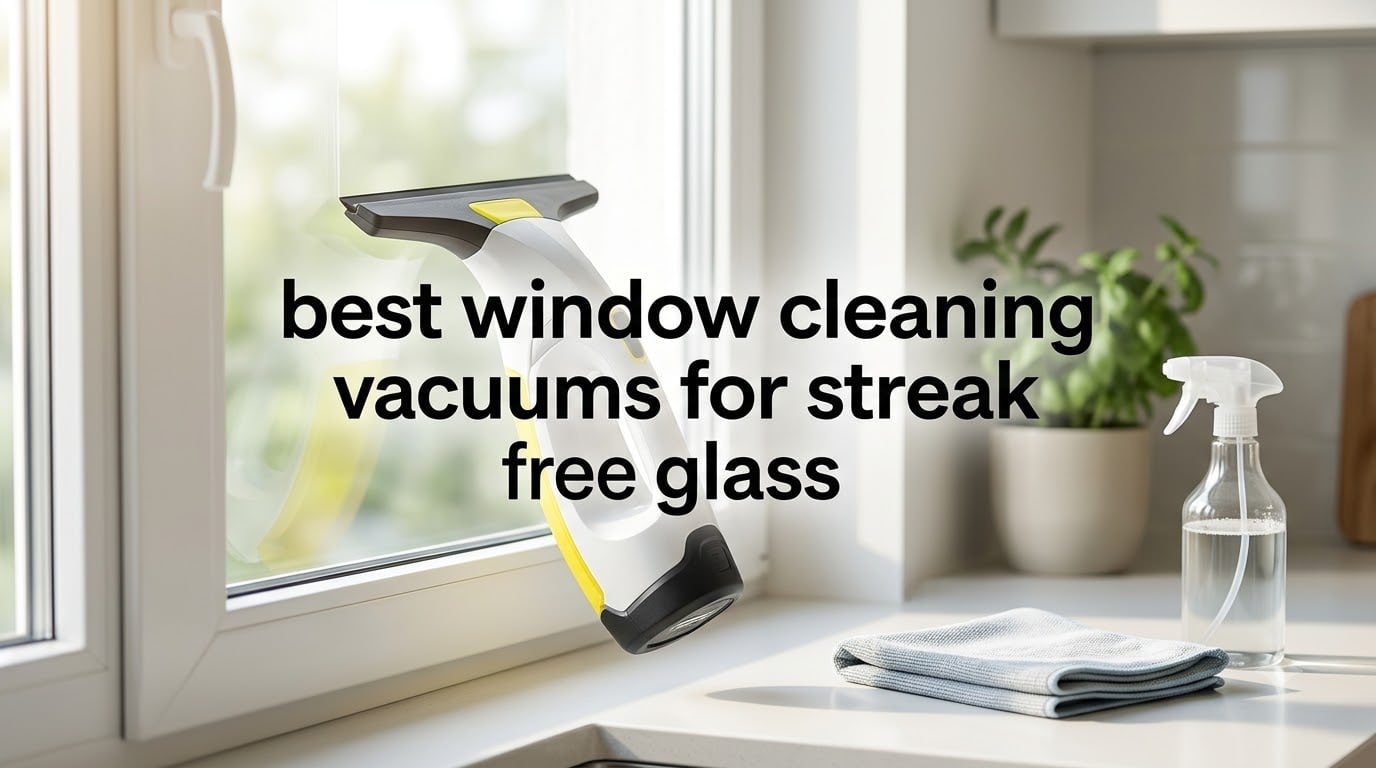 best window cleaning vacuums for streak free glass