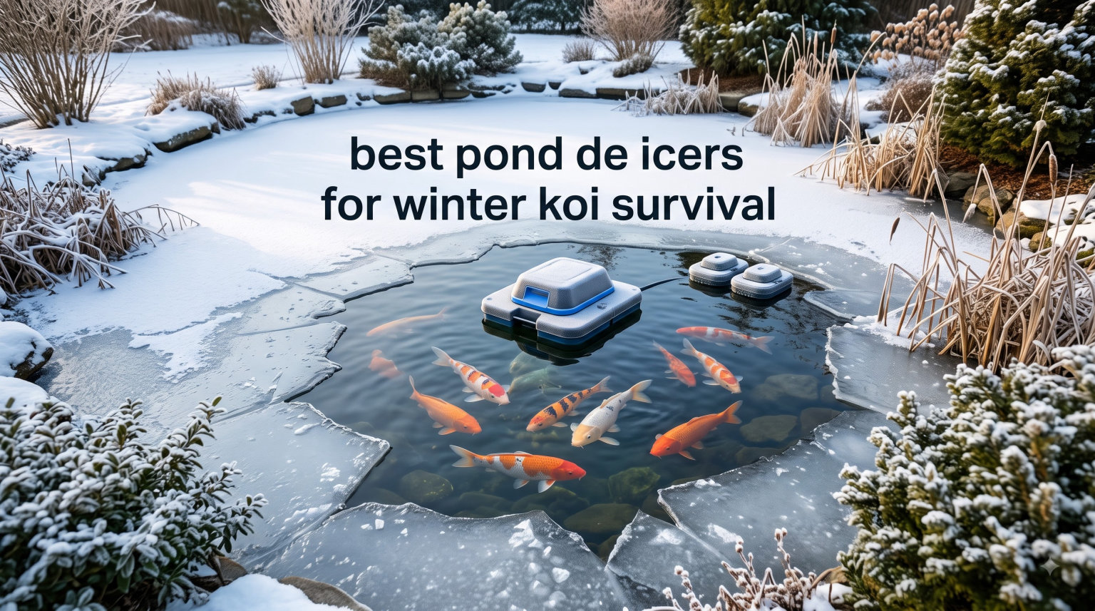 best pond de icers for winter koi survival