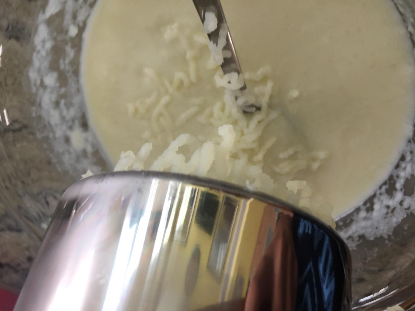 OXO Good Grips Stainless Steel Potato Ricer | Soft Handles Absorb Pressure, Non-Slip Knob, Ideal for Smooth Fluffy Mashed Potatoes, Thanksgiving, Dishwasher Safe customer photo 2
