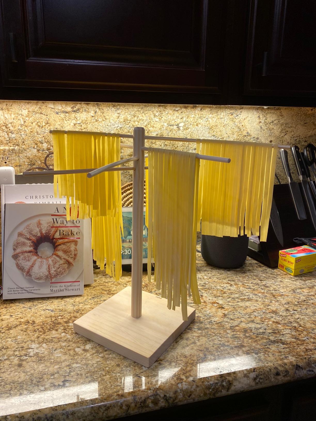 Norpro Pasta Drying Rack Wood, 2.6 customer photo 1