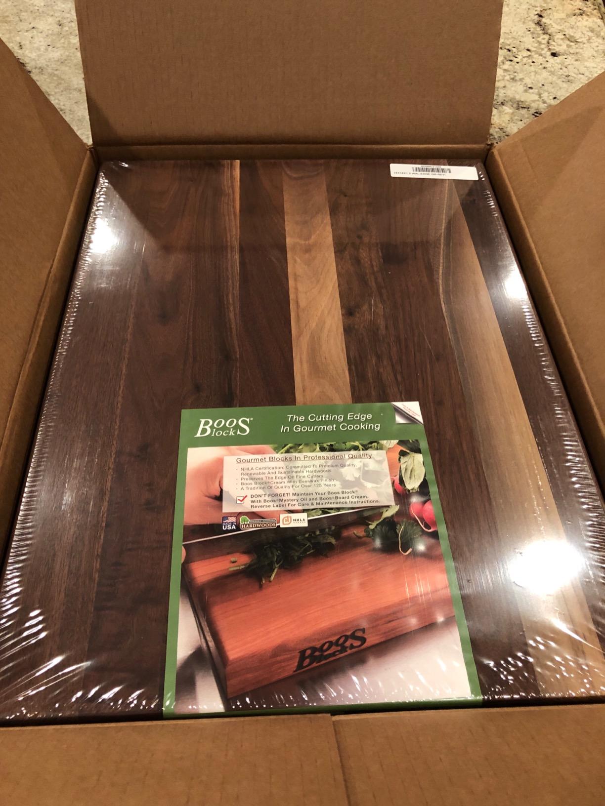 John Boos R-Board Series Rectangular Wooden Maple Cutting Board 20