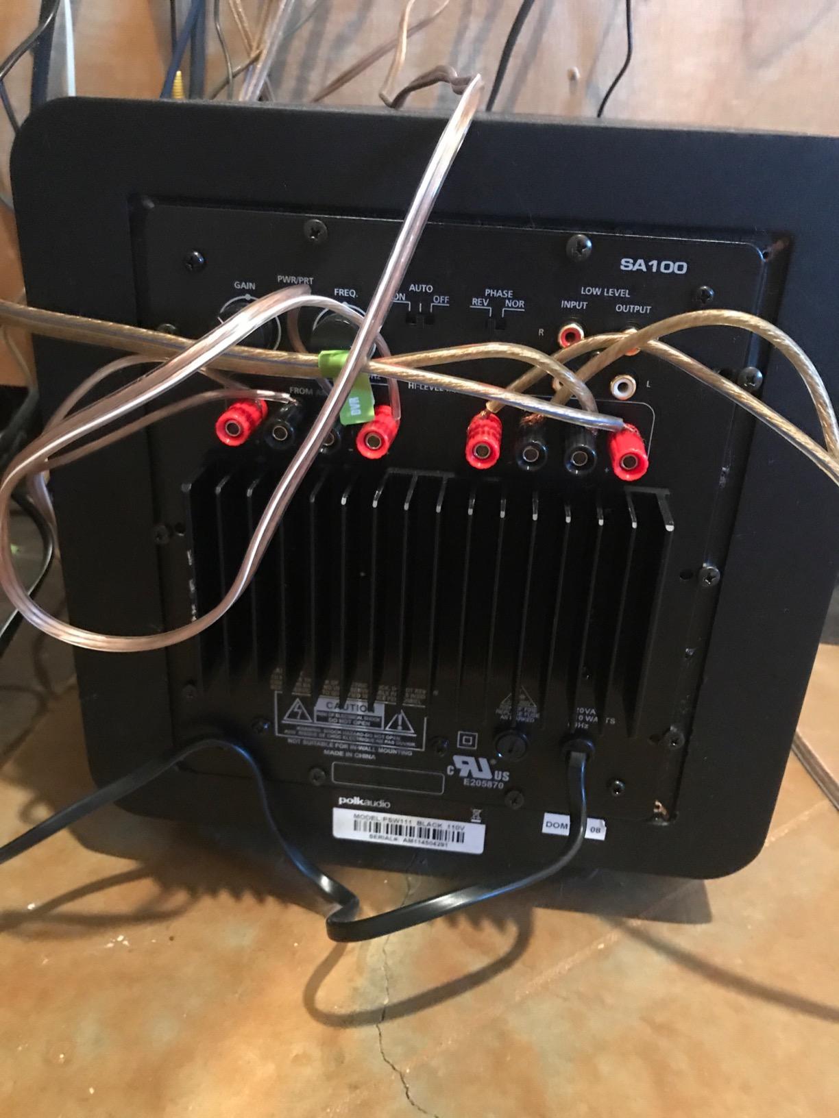 Dayton Audio SA100 100W Subwoofer Plate Amplifier customer photo 1