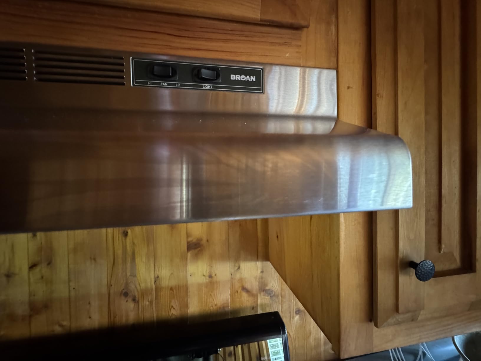 Broan-NuTone 413004 Non-Ducted Ductless Range Hood with Lights Exhaust Fan for Under Cabinet, 30-Inch, Stainless Steel customer photo 1