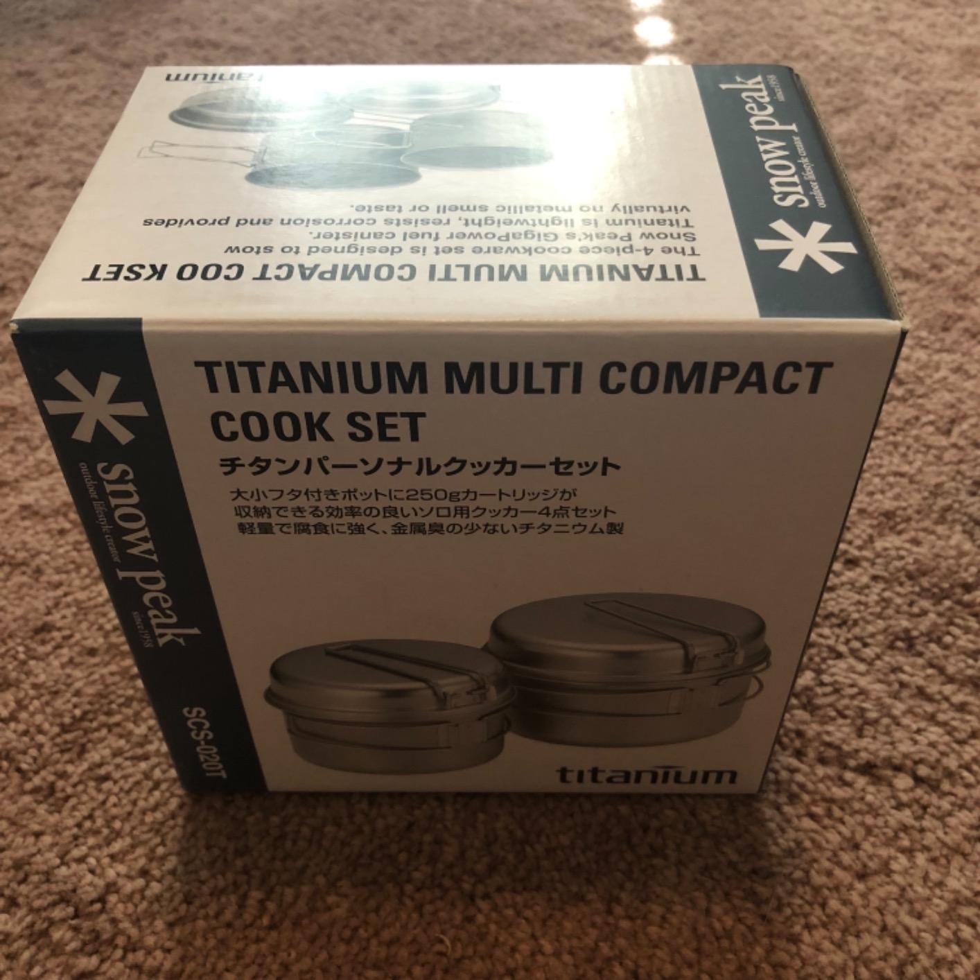 Snow Peak Titanium Multi Compact Cookset customer photo 2