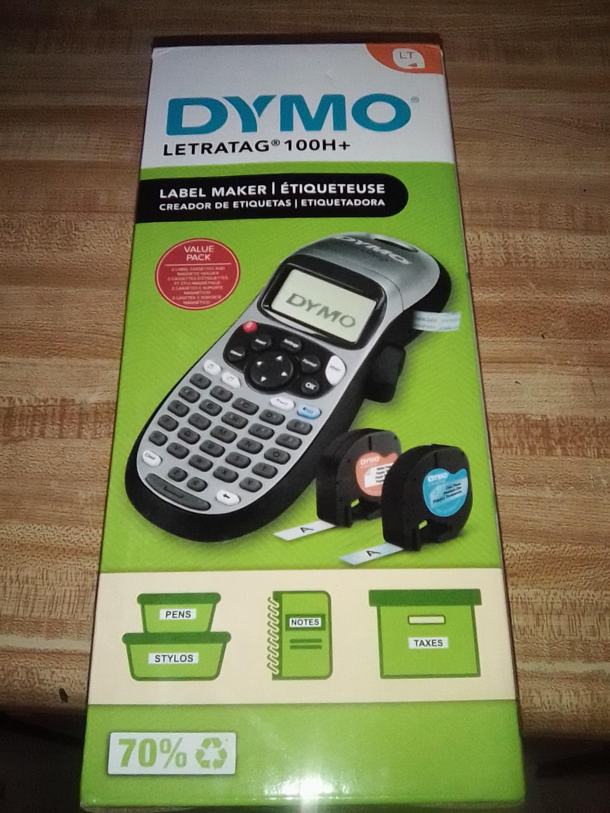 DYMO LetraTag 100H Plus Handheld Label Maker - for Office or Home Organization customer photo 2