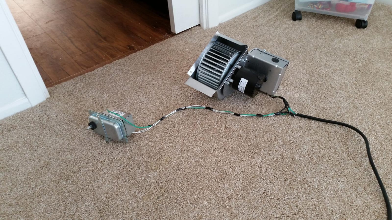 Tjernlund DB-2 Duct Booster Fan for Heating and Cooling Airflow, 275 CFM | Duct booster fan delivers up to 275 CFM to improve heating and cooling airflow in compatible duct systems; verify sizing. customer photo 1