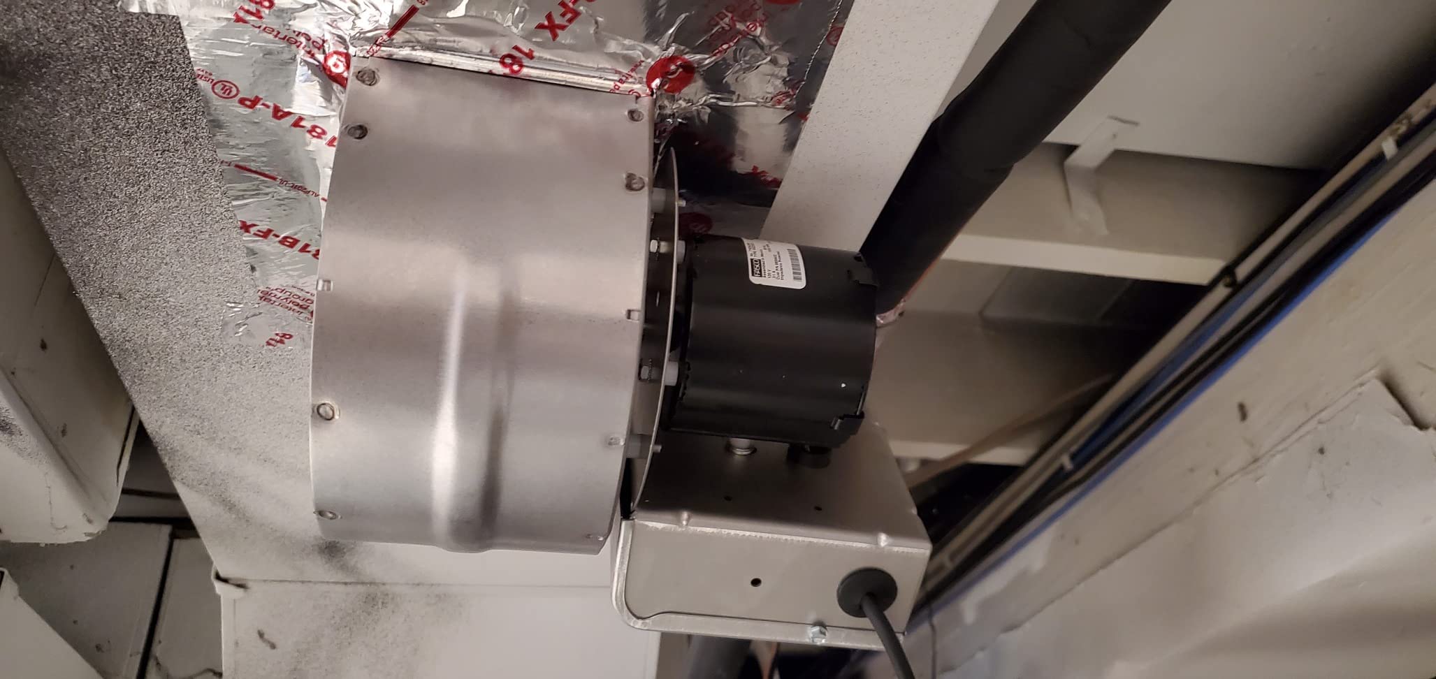 Tjernlund DB-2 Duct Booster Fan for Heating and Cooling Airflow, 275 CFM | Duct booster fan delivers up to 275 CFM to improve heating and cooling airflow in compatible duct systems; verify sizing. customer photo 2