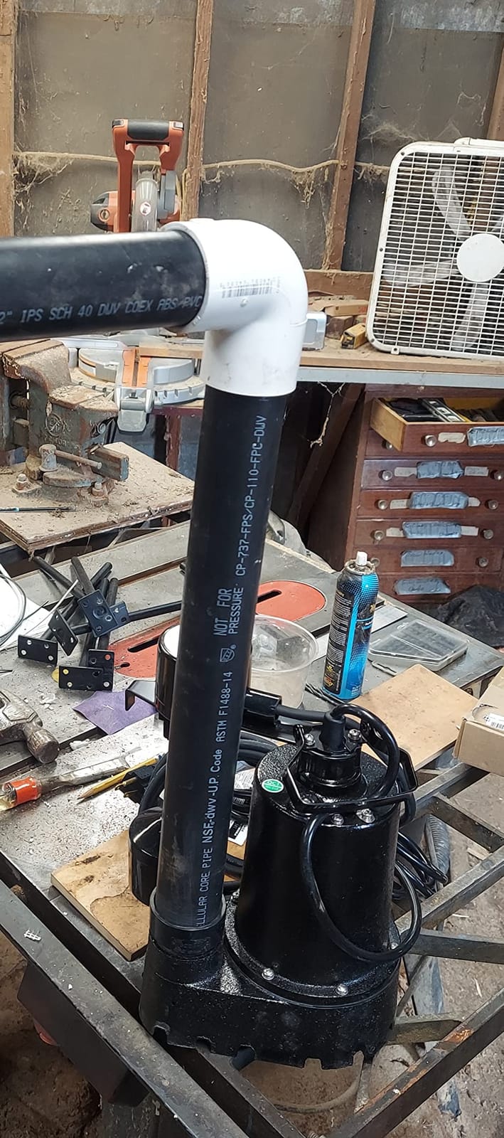 Superior Pump 92341 1/3 HP Cast Iron Submersible Sump Pump with Vertical Float Switch customer photo 1
